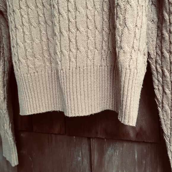 Nevada Rare Vintage Wool Blend Cable Knit Mustard Yellow Scoop Neck Size XL (18) - Picture 9 of 10